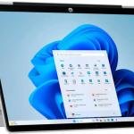 HP OmniBook 5 Flip Laptop, 14" 2K IPS Touch Display, Intel Core 7 Series 1 Processor, 16GB RAM, 512GB SSD, Intel Graphics, English keyboard, Windows 11 Home, Glacier Silver | B86Q7UA#ABA