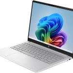 HP OmniBook 3 NGAI 14-hz0005dx Laptop, 15.6" 2K Touch Display, Snapdragon X X1-26-100, 16GB RAM, 512GB SSD, Qualcomm Adreno GPU, English Keyboard, Windows 11 Home, Silver | D0VR2UA