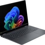 HP OmniBook X FlipNGAI 16-as0023dx Laptop, 16" 2K IPS Touch Display, Intel Core Ultra 7 256V, 16GB RAM, 1TB SSD, Intel Arc 140V GPU, English Keyboard, Windows 11 Home, Eclipse Gray | B5UH1UA