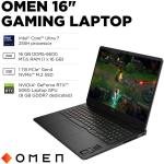 HP OMEN Gaming Laptop, 16" 2K 144Hz FHD IPS Display, Intel Core Ultra 7 255H, 16GB RAM, 1TB SSD, GeForce RTX 5060 8GB GPU, English Keyboard, Windows 11 Home, Shadow Black | BZ4A3UA#ABA