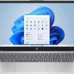 HP 15-fd0154wm Laptop, 15.6" FHD IPS Touch Display, Intel Core Ultra 5 125H, 8GB RAM, 512GB SSD, Intel Graphics. English Keyboard, Windows 11 Home, Natural Silver | BZ1W9UA-ultra-5