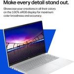 HP OmniBook 3 16-by0205dx Laptop, 16" 2K Touch Display, AMD Ryzen 5 40, 16GB RAM, 256GB SSD, AMD Radeon 610M Graphics, English Keyboard, Windows 11, Silver | D10E8UA