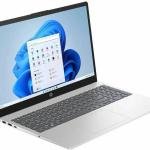 HP 15-fd0154wm Laptop, 15.6" FHD IPS Touch Display, Intel Core i5-1334U, 8GB RAM, 512GB SSD, Intel Intel Arc graphics English Keyboard, Windows 11 Home, Natural Silver | BZ1W9UA-i5-13th