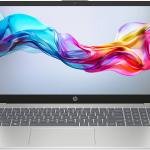 HP 15-fd0558nia Laptop, 15.6" Full HD Display, Intel Core i7-1355U Processor, 8GB RAM, 512GB SSD, Intel Iris X Graphics, No OS, English Keyboard, Natural Silver | BL8P8EABH5
