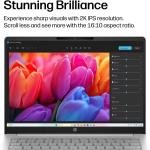 HP OmniBook 3 NGAI 14-hz0005dx Laptop, 15.6" 2K Touch Display, Snapdragon X X1-26-100, 16GB RAM, 512GB SSD, Qualcomm Adreno GPU, English Keyboard, Windows 11 Home, Silver | D0VR2UA