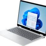 HP OmniBook 5 Flip Laptop, 14" 2K IPS Touch Display, Intel Core 7 Series 1 Processor, 16GB RAM, 512GB SSD, Intel Graphics, English keyboard, Windows 11 Home, Glacier Silver | B86Q7UA#ABA