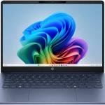 HP OmniBook 3 14-hz0015dx Next Gen AI PC Laptop, 14" 2K IPS Touchscreen, Qualcomm Snapdragon X X1-26-100, 16GB RAM, 512GB SSD, Qualcomm Adreno GPU, English K/B, Win11 | D0VF2UA