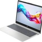 HP 15-fd1310TU Laptop, 15.6" FHD Display, Intel Core Ultra 7 155H, 8GB RAM, 512GB SSD, Intel Arc Graphics, English Keyboard, No OS, Natural Silver | C95VRPA#UUF