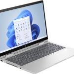 HP 14-es1013dx Envy X360 2-in-1 Laptop, 14" FHD IPS Touch Display, Intel Core 5 120U, 8GB RAM, 512GB SSD, Intel Graphics, English Keyboard, Windows 11 Home, Silver | 9R8R2UA#ABA