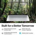 HP OmniBook 3 16-by0205dx Laptop, 16" 2K Touch Display, AMD Ryzen 5 40, 16GB RAM, 256GB SSD, AMD Radeon 610M Graphics, English Keyboard, Windows 11, Silver | D10E8UA