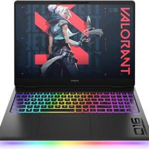 HP OMEN MAX 16-ah0015nia Gaming Laptop, 16" WQXGA IPS 240Hz Display, Intel Core Ultra 9 275HX, 64GB RAM, 2TB SSD, GeForce RTX 5090 24GB Graphics, English K/B, Win11Home, Shadow Black | D13NWEA