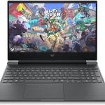 HP 15-fa2031ne Victus Gaming Laptop, 15.6" FHD IPS 144Hz Display, Intel Core i7-14650HX, 16GB RAM, 512GB SSD, GeForce RTX 4050 6GB GPU, ENG-Arabic Keyboard, No OS, Mica Silver | C34WHEA#ABV