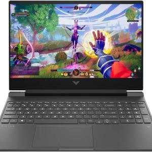 HP Victus 15-fb3093dx Gaming Laptop, 15.6" FHD IPS 144Hz Display, AMD Ryzen 7 7445HS, 16GB RAM, 512GB SSD, GeForce RTX 4050 6GB, English Keyboard, Win11, Mica silver | BM4X8UA
