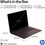 HP OmniBook X Flip 2-in-1 Copilot+ PC Laptop, 14" 2K OLED Touch Display, AMD Ryzen AI 5 430, 16GB RAM, 512GB SSD, AMD Radeon Graphics, English Keyboard, Win11, Deep Espresso | D31MHUA