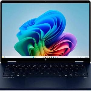 HP OmniBook X FlipNGAI 14-kp0023dx Laptop, 14.0" 2K IPS LED Display, Intel Core Ultra 7 355 Processor, 24GB RAM, 512GB SSD, Intel Graphics, Windows 11 Home, Black | D33CRUA