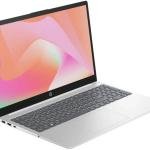 HP 15-fd0267ne Laptop, 15.6" FHD Display, Intel Core i7-1355U Processor, 8GB RAM, 512GB SSD, Integrated Intel Iris Xe Graphics, English-Arabic Keyboard, NO OS, Platinum | C5LR8EA#ABV