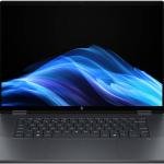 HP OmniBook X Flip 2-in-1 Copilot+ PC Laptop, 16" 2K FHD+ IPS Touch Display, Intel Core Ultra 7 256V, 16GB RAM, 1TB SSD, Intel Arc 140V GPU (8GB), English Keyboard, Win11, Eclipse Gray | 16-as0023dx