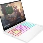 HP OMEN Transcend 14-fb1047nr Laptop, 14" 3K OLED Display, Intel Core Ultra 7, 16GB RAM, 1TB SSD, NVIDIA GeForce RTX 5060 GPU, English Keyboard, Windows 11, Ceramic White | B98D2UA#ABA
