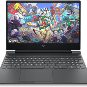 HP Victus 15-fa2024nia Gaming Laptop, 15.6" FHD IPS 144Hz Display, Intel Core i7-14650HX, 16GB RAM, 512GB SSD, GeForce RTX 4050 6GB GPU, Englsih Keyboard, No OS, Mica Silver | C34VSEA#BH5