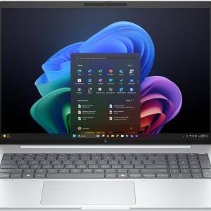 HP EliteBook 8 G1i Next Gen AI Laptop, 16" WUXGA IPS Display, Intel Core Ultra 7 258V, 32GB RAM, 1TB SSD, Intel Arc Graphics, English-Arabic K/B, Windows 11 Pro, Silver | D7KQ5ET
