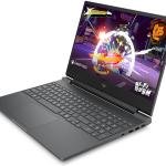 HP 15-fa2031ne Victus Gaming Laptop, 15.6" FHD IPS 144Hz Display, Intel Core i7-14650HX, 16GB RAM, 512GB SSD, GeForce RTX 4050 6GB GPU, ENG-Arabic Keyboard, No OS, Mica Silver | C34WHEA#ABV