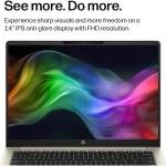HP OmniBook 3 Laptop, 14" 2K Touchscreen Display, Snapdragon X X1-26-100, 16GB RAM, 512GB SSD, Qualcomm Adreno Graphics, English Keyboard, Windows 11 Home, Warm Gold | D0ZY2UA