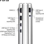 HP OmniBook 3 NGAI 14-hz0005dx Laptop, 15.6" 2K Touch Display, Snapdragon X X1-26-100, 16GB RAM, 512GB SSD, Qualcomm Adreno GPU, English Keyboard, Windows 11 Home, Silver | D0VR2UA
