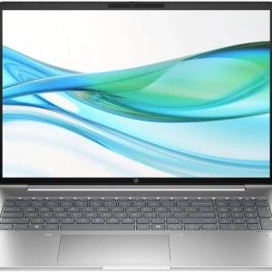HP ProBook 460 G11 Notebook PC, 16" WUXGA IPS Display, Intel Core Ultra 7 155U, 32GB RAM, 512GB SSD, Integrated Intel Graphics, English Keyboard, No OS, Pike silver | A38BHET-32GB