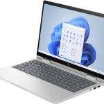 HP 14-es1013dx Envy X360 2-in-1 Laptop, 14" FHD IPS Touch Display, Intel Core 5 120U, 8GB RAM, 512GB SSD, Intel Graphics, English Keyboard, Windows 11 Home, Silver | 9R8R2UA#ABA