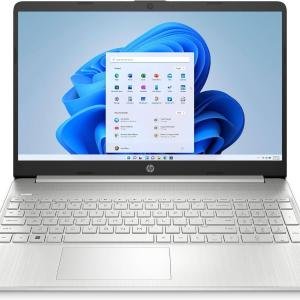 HP 15S-FQ2571SA Laptop, 15.6" Full HD Display, Intel Core i3-1115G4 Processor, 4GB RAM, 128GB SSD, Integrated Graphics, Windows 11 Home, Silver | 15S-FQ2571SA